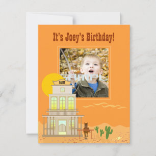 Invitation à la fête d'anniversaire pour enfant Co