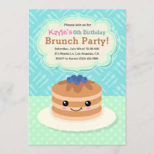 Invitation à la fête d'anniversaire pour les enfan