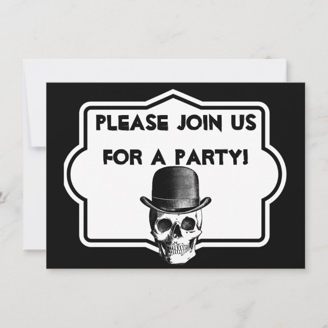 Invitation à la fête d'anniversaire sur la colline (Devant)