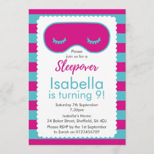 Invitation à la fête d'anniversaire sur le thème d