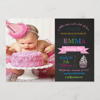 Invitation à la fête d'anniversaire sur mesure pou