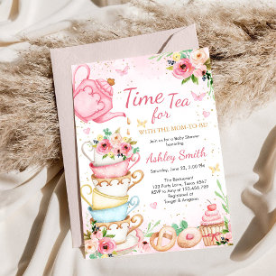 Invitation à la fête d'anniversaire Time for Tea
