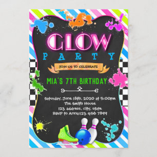 Invitation à la fête d'anniversaire très lugubre