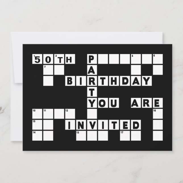 INVITATION À LA FÊTE D'ANNIVERSAIRE (VOTRE ÂGE -MO (Devant)