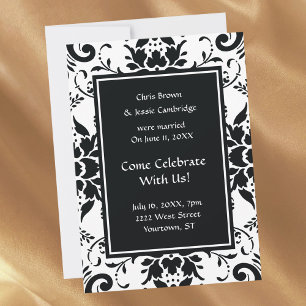 Invitation à la fête d'annonce de mariage après ma