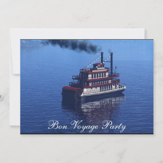 Invitation à la fête d'au revoir Bon Voyage