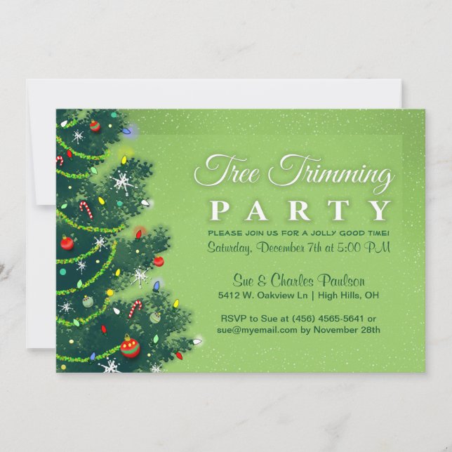 Invitation à la fête de compensation de l'arbre -  (Devant)