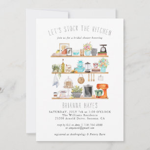 Invitation à la fête de douche de mariage : Équipe