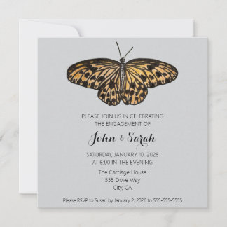 Invitation à la fête de fiançailles
