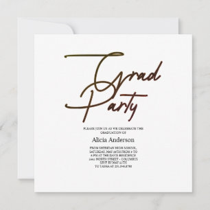 Invitation à la fête de fin d'études   Hathama Scr