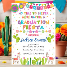 Invitation à la fête de fin d'études sur le thème 