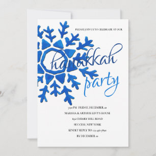 Invitation à la fête de Hanouka au Flocon Bleu