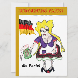 Invitation à la fête de la bière allemande
