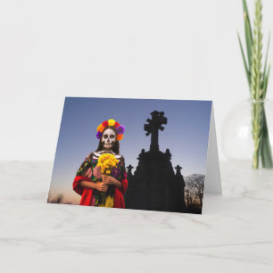 Invitation à la fête de La Catrina. Carte