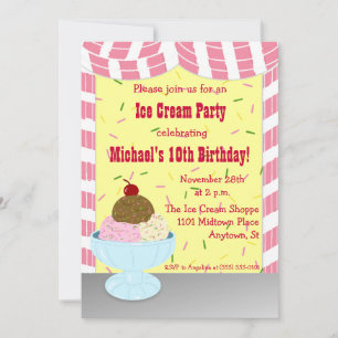 Invitation à la Fête de la Crème de glace