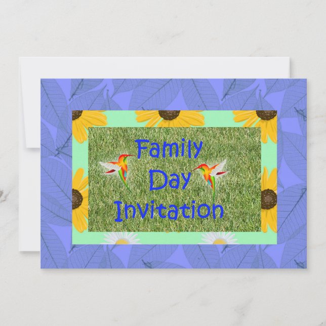 Invitation à la fête de la famille avec des boeufs (Devant)