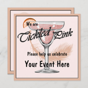 Invitation à la fête de la Fiesta rose de Margarit