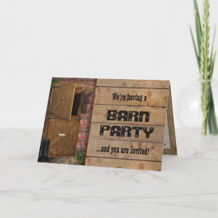 Invitation à la fête de la grange
