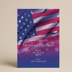 Invitation à la fête de la Journée du drapeau amér