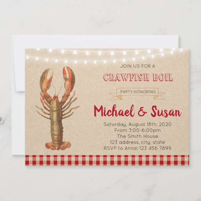 Invitation à la fête de la langouste (Devant)