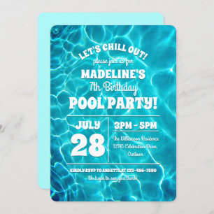 Invitation à la fête de la piscine
