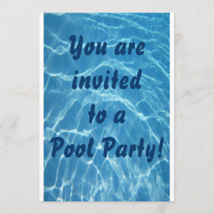 Invitation à la fête de la piscine (Arrière - plan