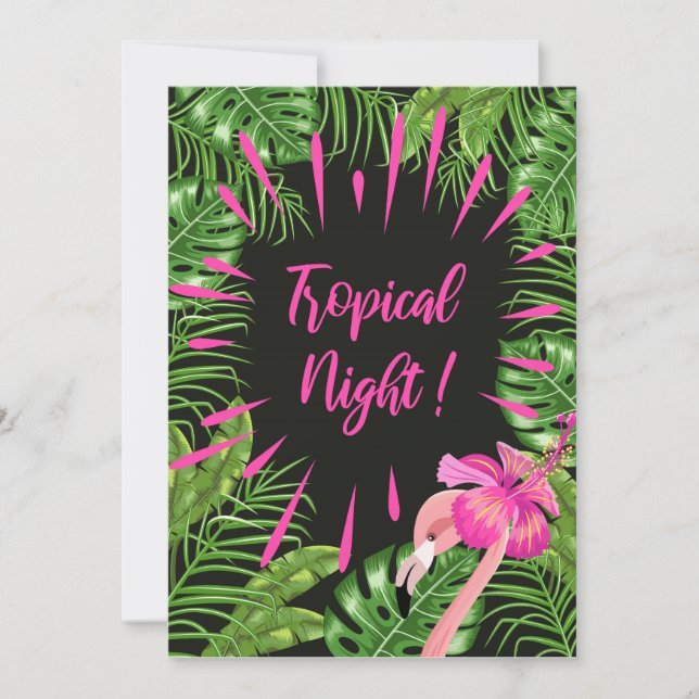 Invitation à la fête de la plage. (Devant)