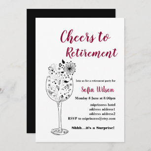 Invitation à la fête de la retraite