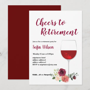 Invitation à la fête de la retraite