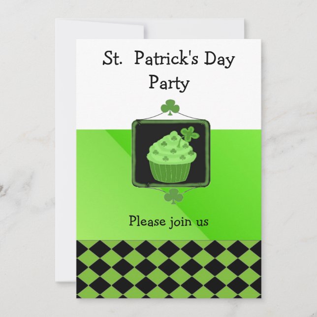 Invitation à la fête de la Saint-Patrick (Devant)