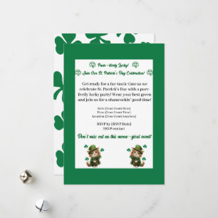 Invitation à la fête de la Saint-Patrick - Amoureu