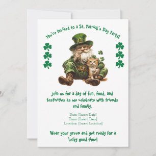 Invitation à la fête de la Saint-Patrick pour les
