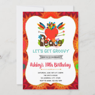 Invitation à la fête de la Saint-Valentin amour pa