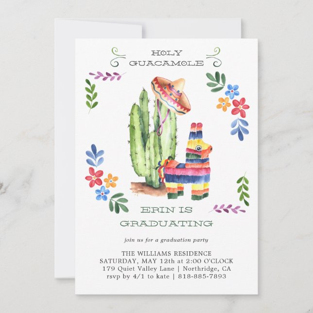 Invitation à la fête de la Sainte-Guacamole (Devant)