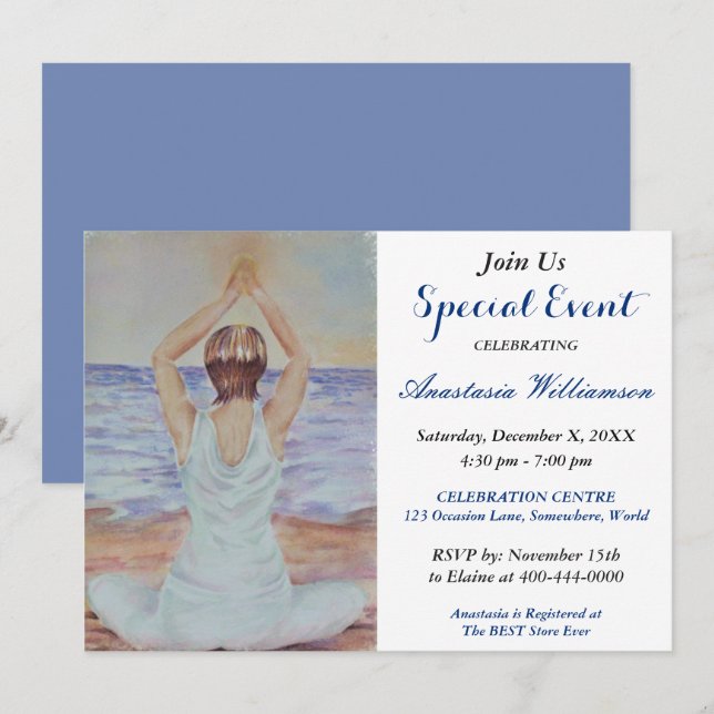 INVITATION À LA FÊTE DE LA SOLITUDE ET DE LA SÉRÉN (Devant / Derrière)