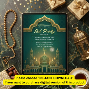 Invitation à la fête de l'Aïd