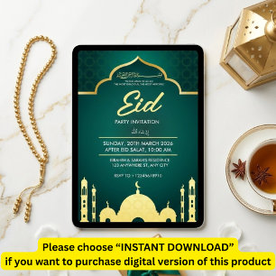 Invitation à la fête de l'Aïd