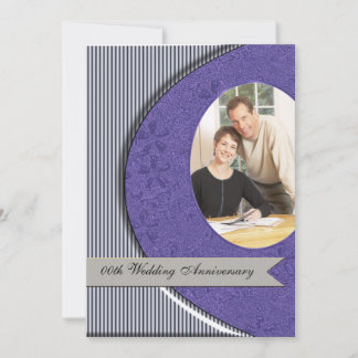 Invitation à la fête de l'anniversaire du mariage