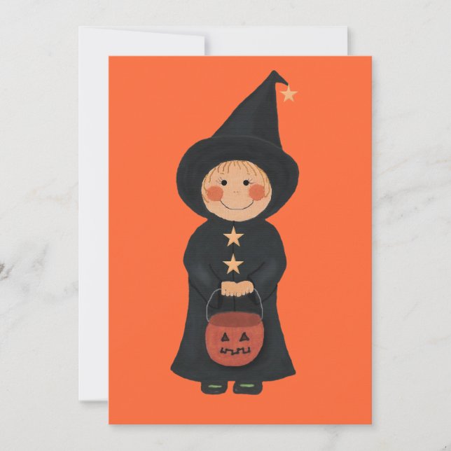 Invitation à la fête de l'Halloween (Devant)