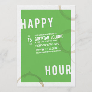 Invitation à la fête de l'Happy Hour