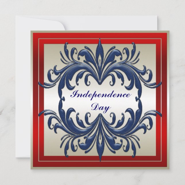 Invitation à la fête de l'Indépendance (Devant)