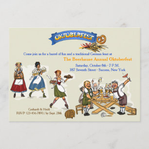 Invitation à la fête de l'Oktoberfest