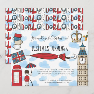 Invitation à la fête de Londres