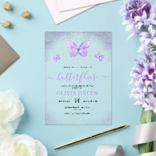 Invitation à la Fête de Mariage : La Vie des Papil