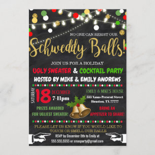 Invitation à la fête de Noël