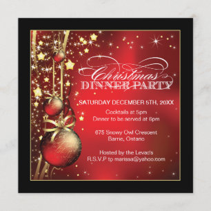Invitation à la fête de Noël
