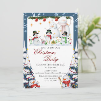 Invitation à la fête de Noël