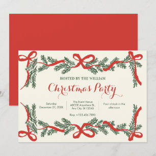 Invitation à la fête de Noël