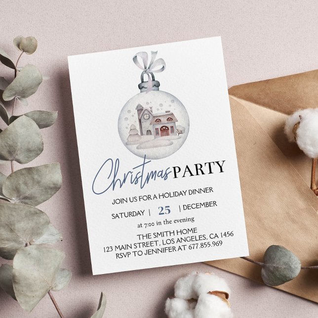 Invitation à la fête de Noël (Créateur téléchargé)