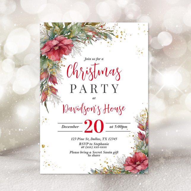 Invitation à la fête de Noël (Créateur téléchargé)